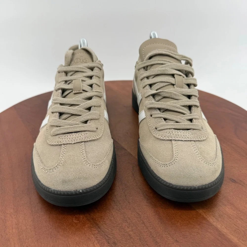 Gola Viper Retro Terrace Casual Sneakers Womens Taupe White Suede  Shoes 8.5 US